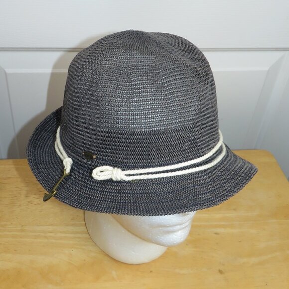 HBY Miami Straw Fedora Style Hat Rope Accessory Anchor Nautical Size LG - Picture 1 of 6